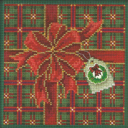 Season of Giving cross stitch/beading kit