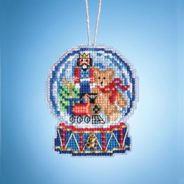 Toy Shop Globe cross stitch/beading kit