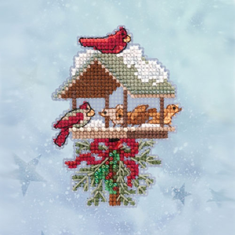 Winter Feast cross stitch/beading kit