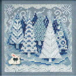Winter Wonderland cross stitch/beading kit