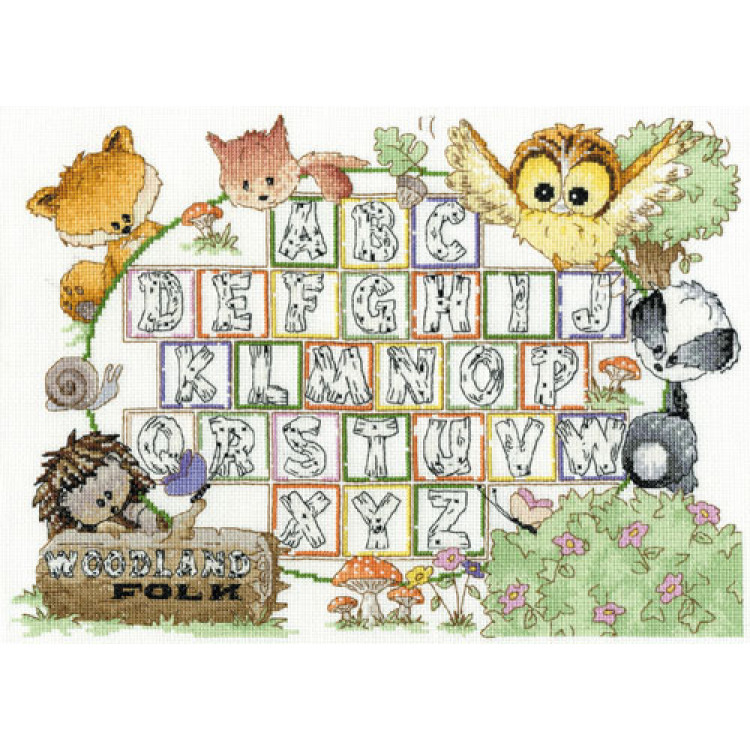 Woodland Folk Large Sampler